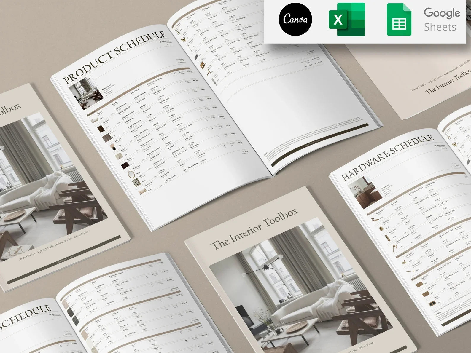 FF&E Schedule & Project Specifications Template – Slfmade.co