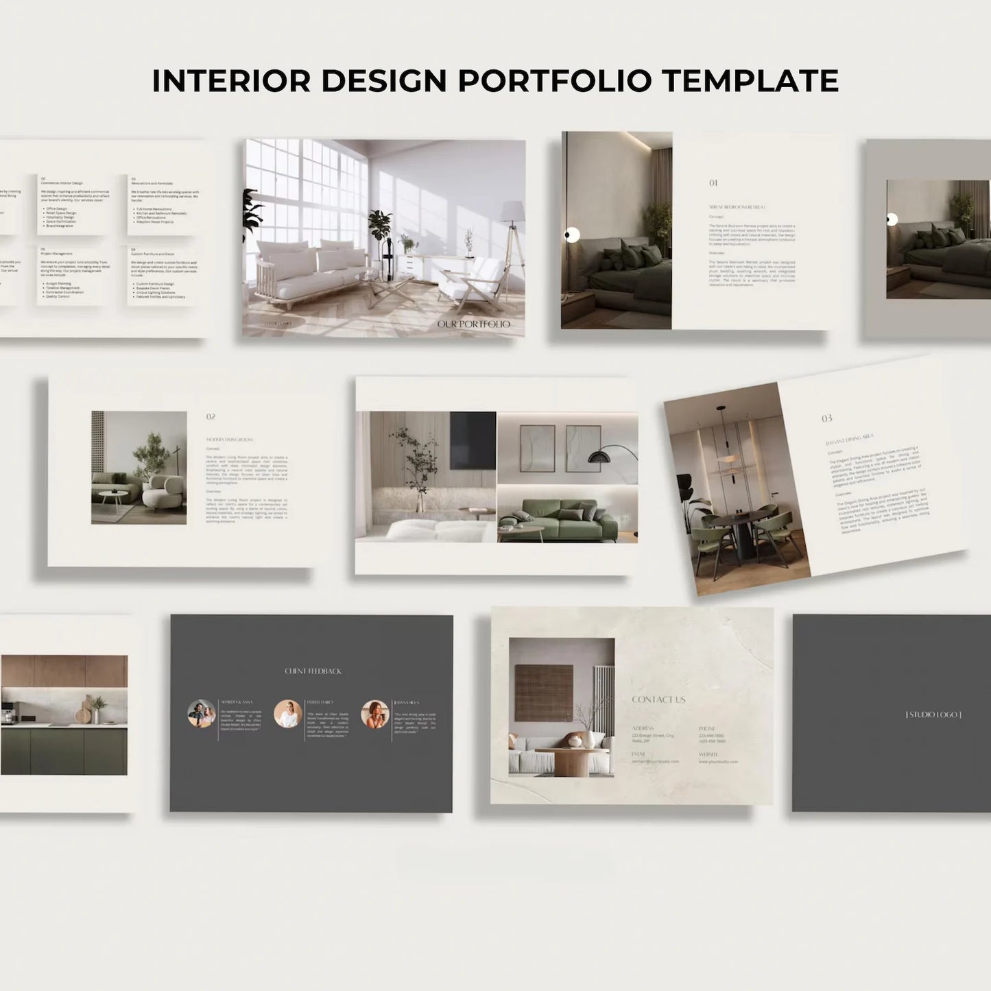 Interior Design & Architecture Portfolio Template
