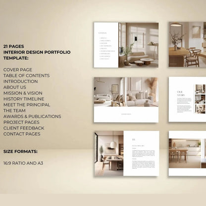 Interior Design & Architecture Portfolio Template