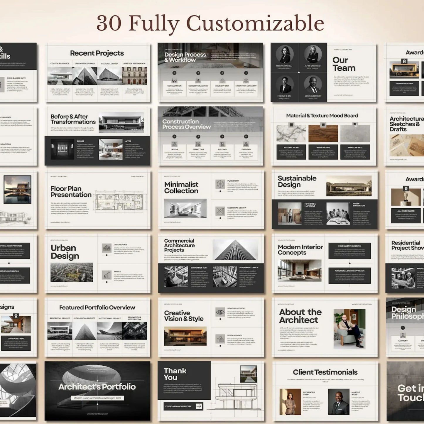 Interior Design & Architecture Portfolio Template