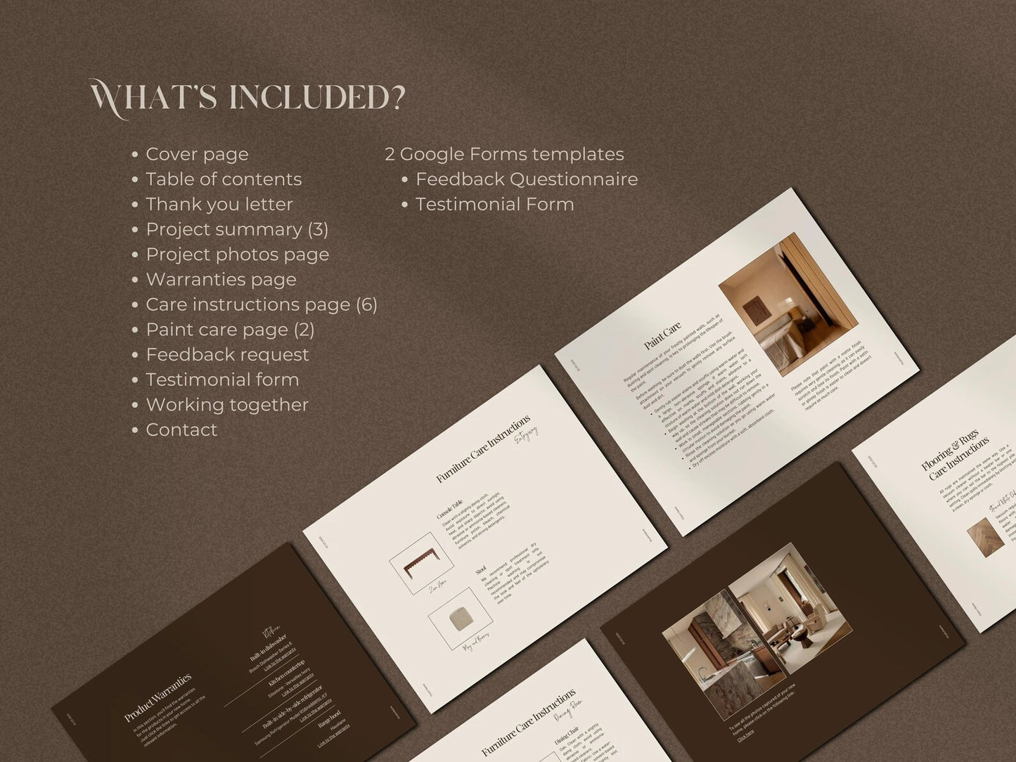 HUDSON | Client Handover and Care Guide (Goodbye Packet)