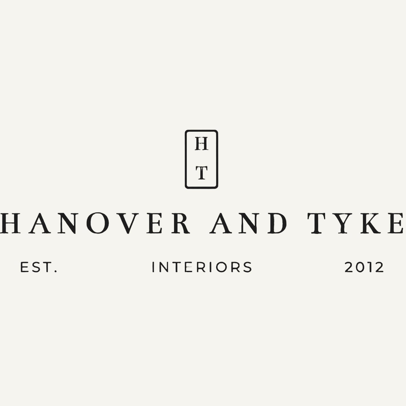 Hanover and Tyke logo with initials HT on a white background