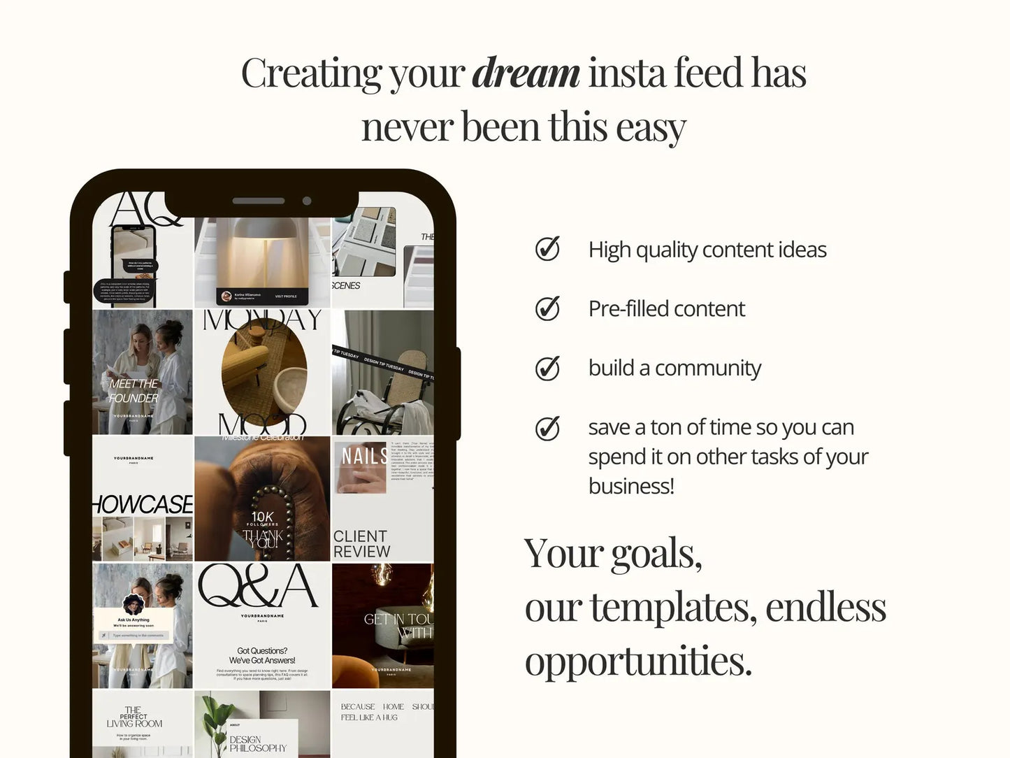 Interior Design Social Media Pack | Japandi  [170 Posts]