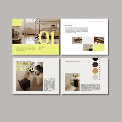 Interior Design & Architecture Portfolio Template