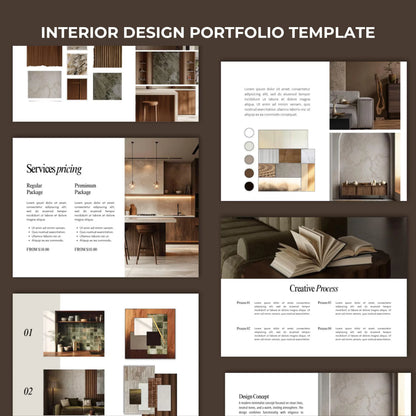 Interior Design & Architecture Portfolio Template