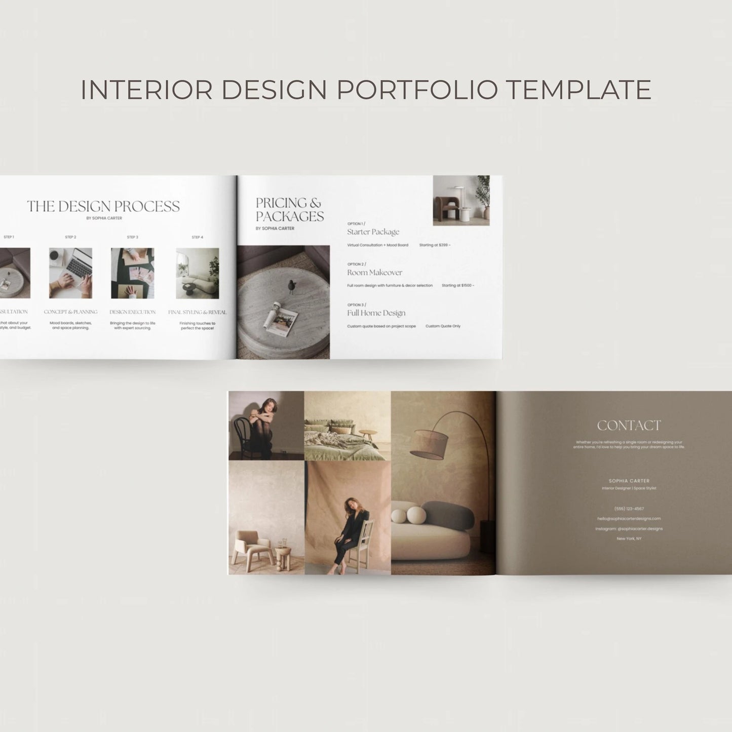 Interior Design & Architecture Portfolio Template