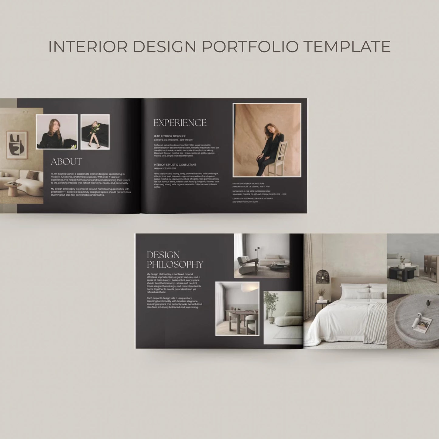 Interior Design & Architecture Portfolio Template