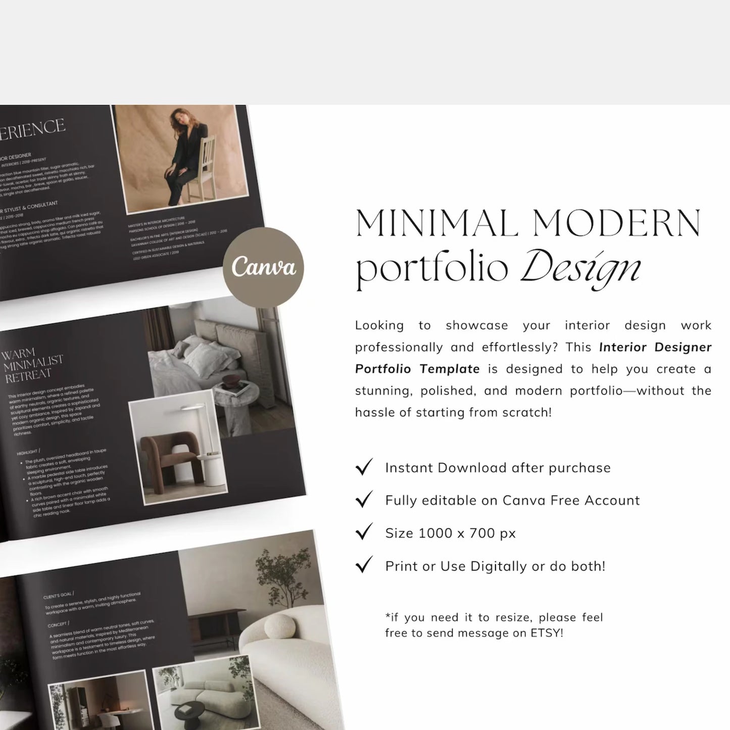 Interior Design & Architecture Portfolio Template