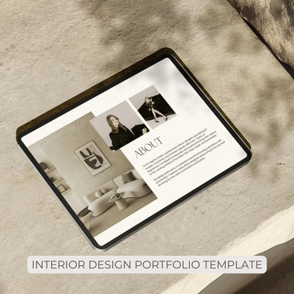 Interior Design & Architecture Portfolio Template