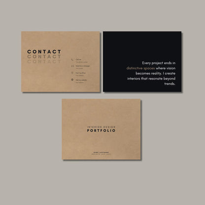 Interior Design & Architecture Portfolio Template