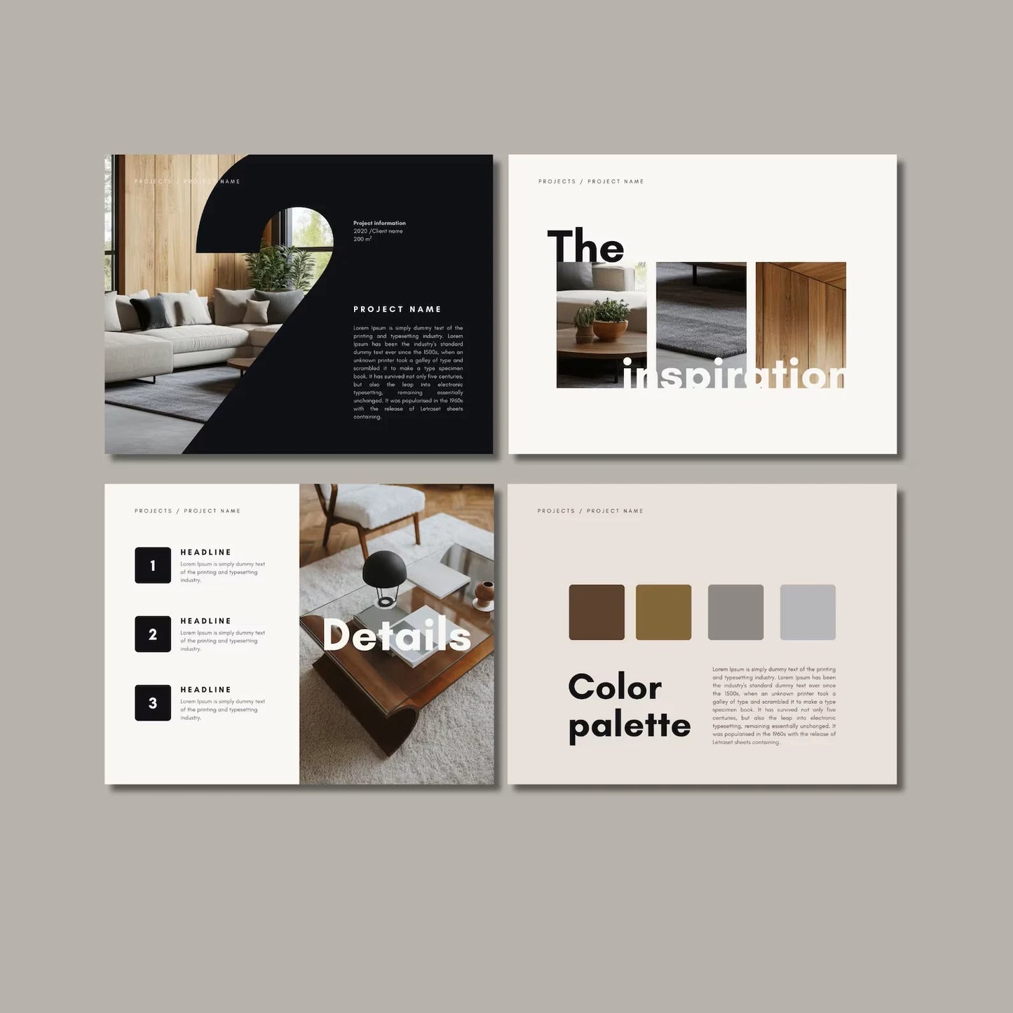 Interior Design & Architecture Portfolio Template