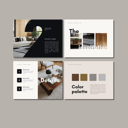 Interior Design & Architecture Portfolio Template