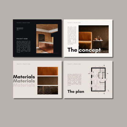 Interior Design & Architecture Portfolio Template
