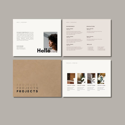 Interior Design & Architecture Portfolio Template