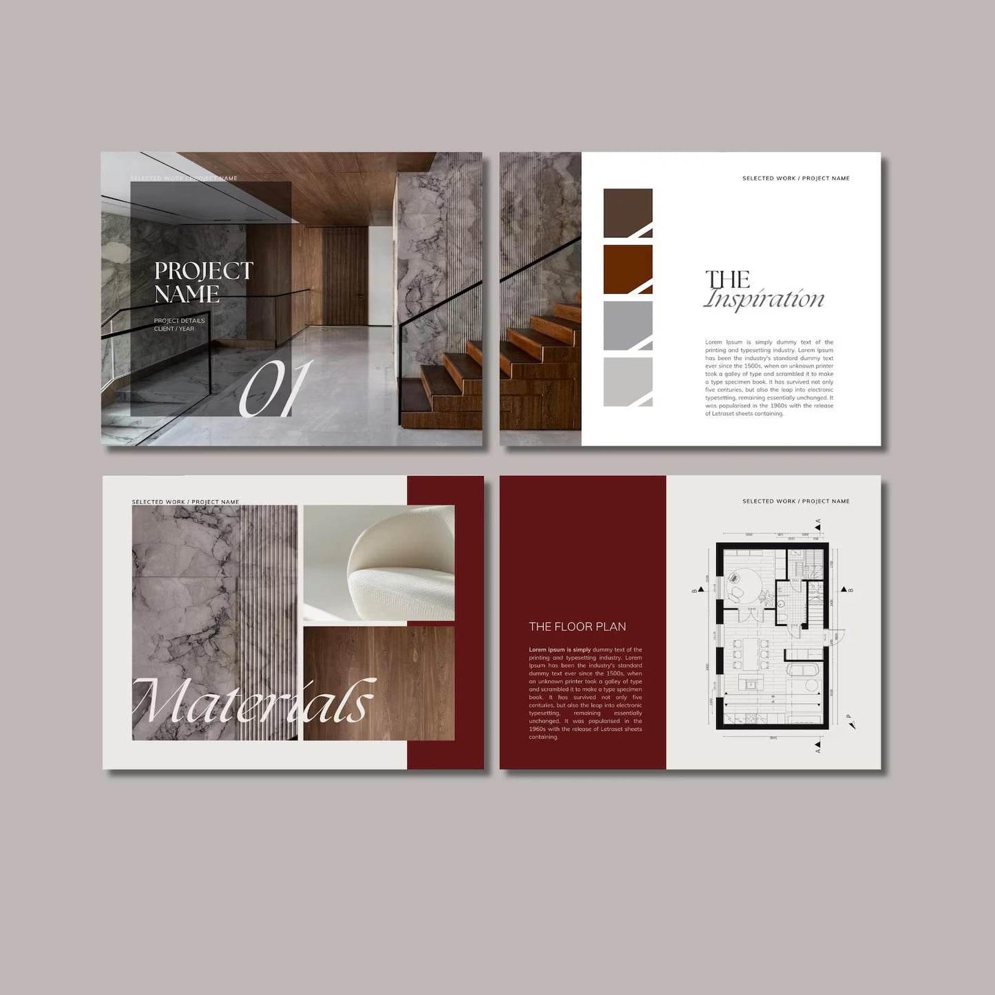 Interior Design & Architecture Portfolio Template