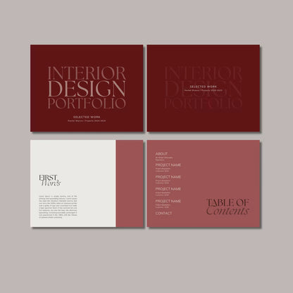 Interior Design & Architecture Portfolio Template