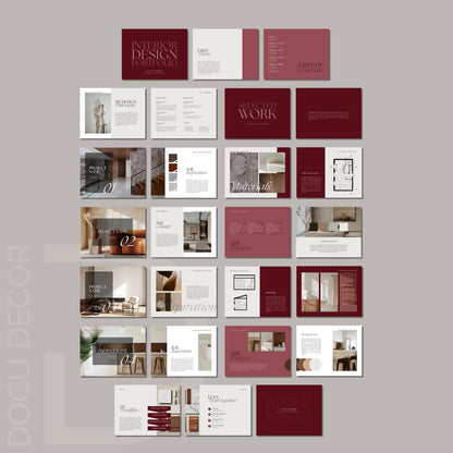 Interior Design & Architecture Portfolio Template