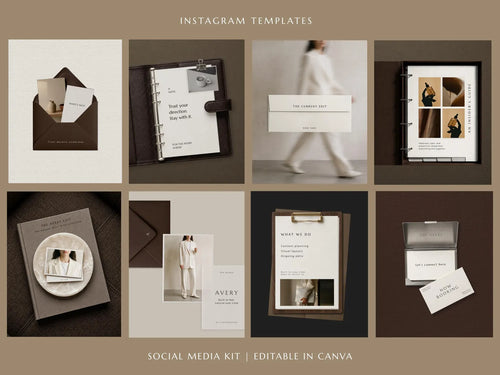 Interior Design Social Media Pack | Bold Modernist [48 Posts]