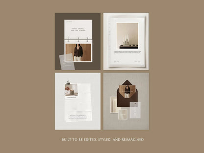 Interior Design Social Media Pack | Bold Modernist [48 Posts]