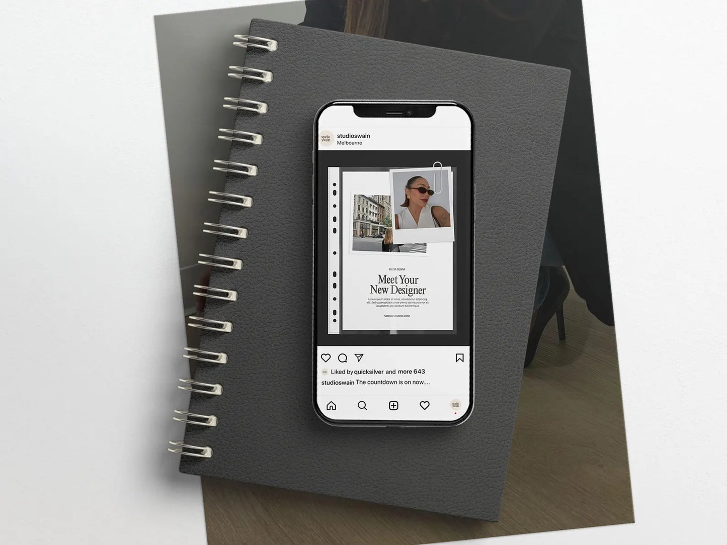 Interior Design Social Media Pack | Bold Modernist [20 Posts]