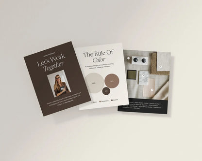 Interior Design Social Media Pack | Warm Concrete [130 Posts]