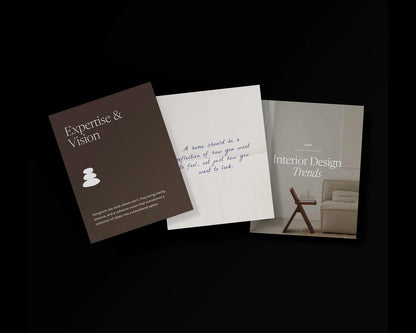 Interior Design Social Media Pack | Warm Concrete [130 Posts]