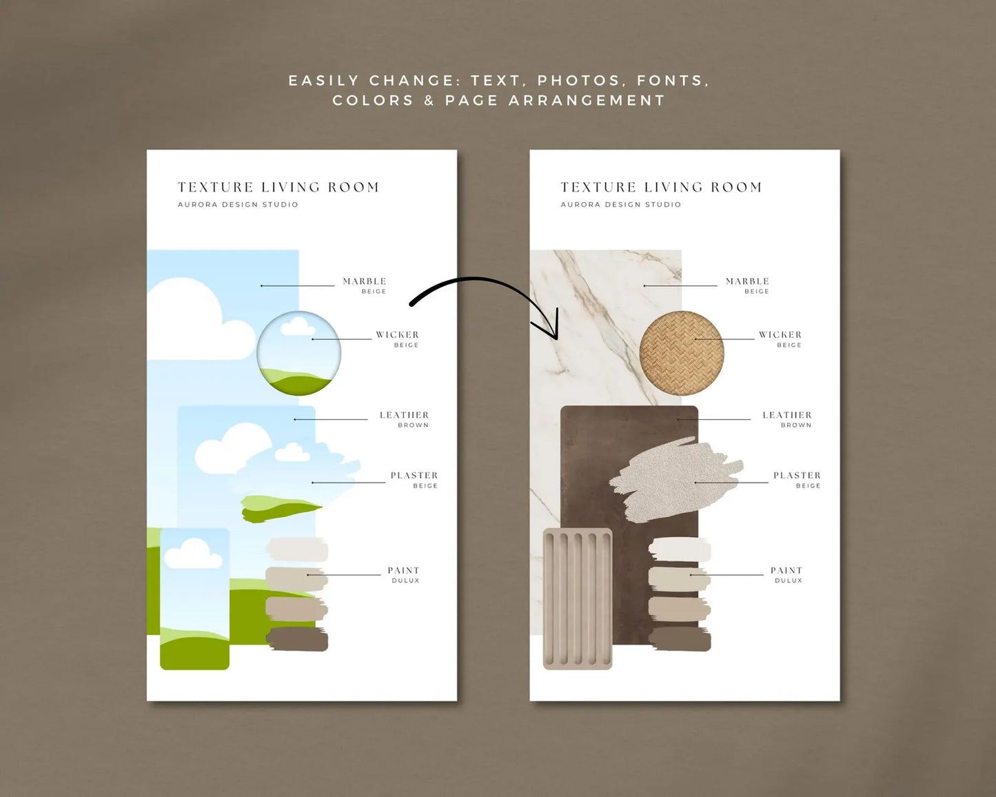 Interior Design Social Media Pack | Monochrome [130 Posts]