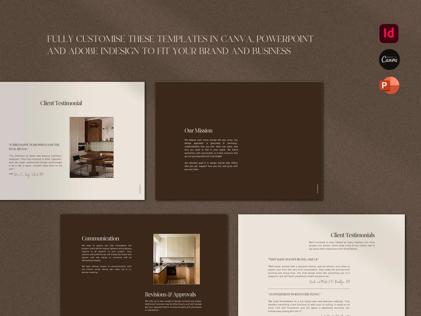 HUDSON | Investment & Services Guide Template