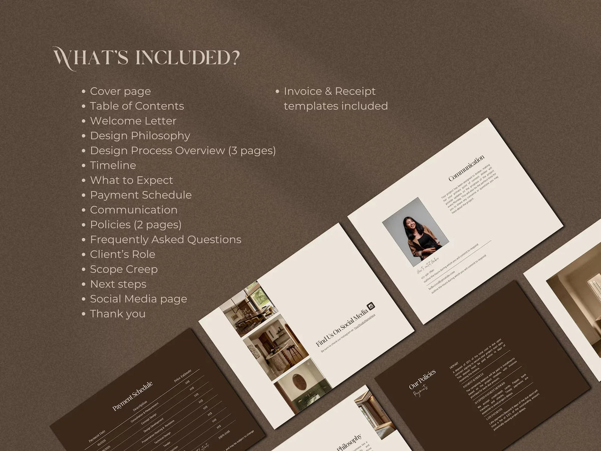 Interior Design Welcome Guide Template – Slfmade.co