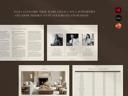 Investment & Services Guide Template