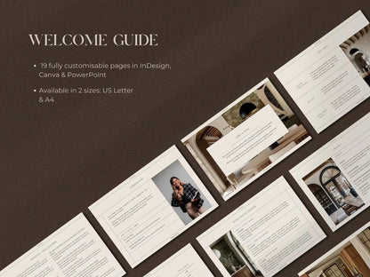 Interior Design Welcome Guide Template