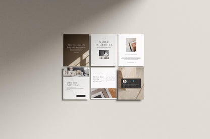 Interior Design Social Media Pack | Soft Neutral [210 Posts]