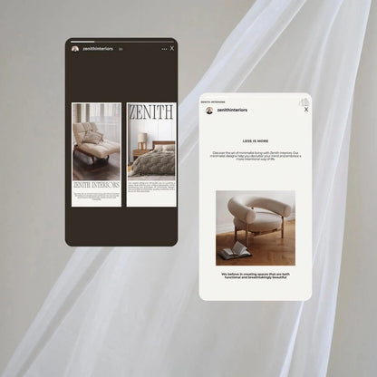 Interior Design Social Media Pack | Zenith Studio [30 Stories]