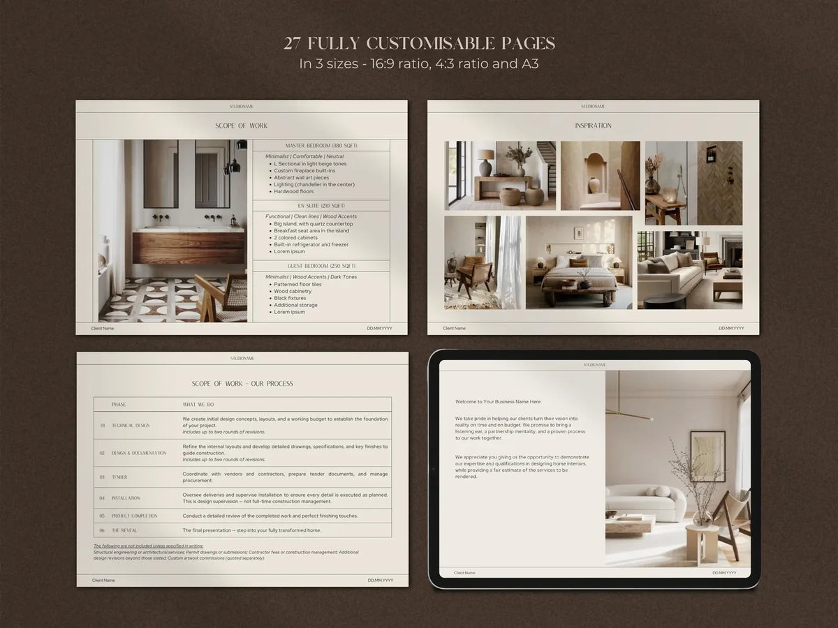 3 Essential Interior Design Templates – Slfmade.co