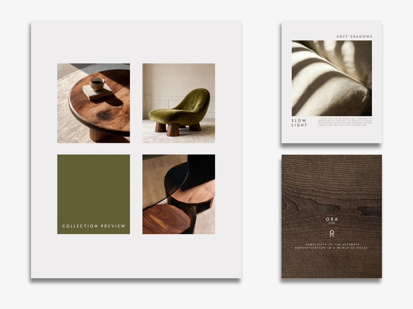 Interior Design Social Media Pack |  Brutalist Editorial [48 Posts]