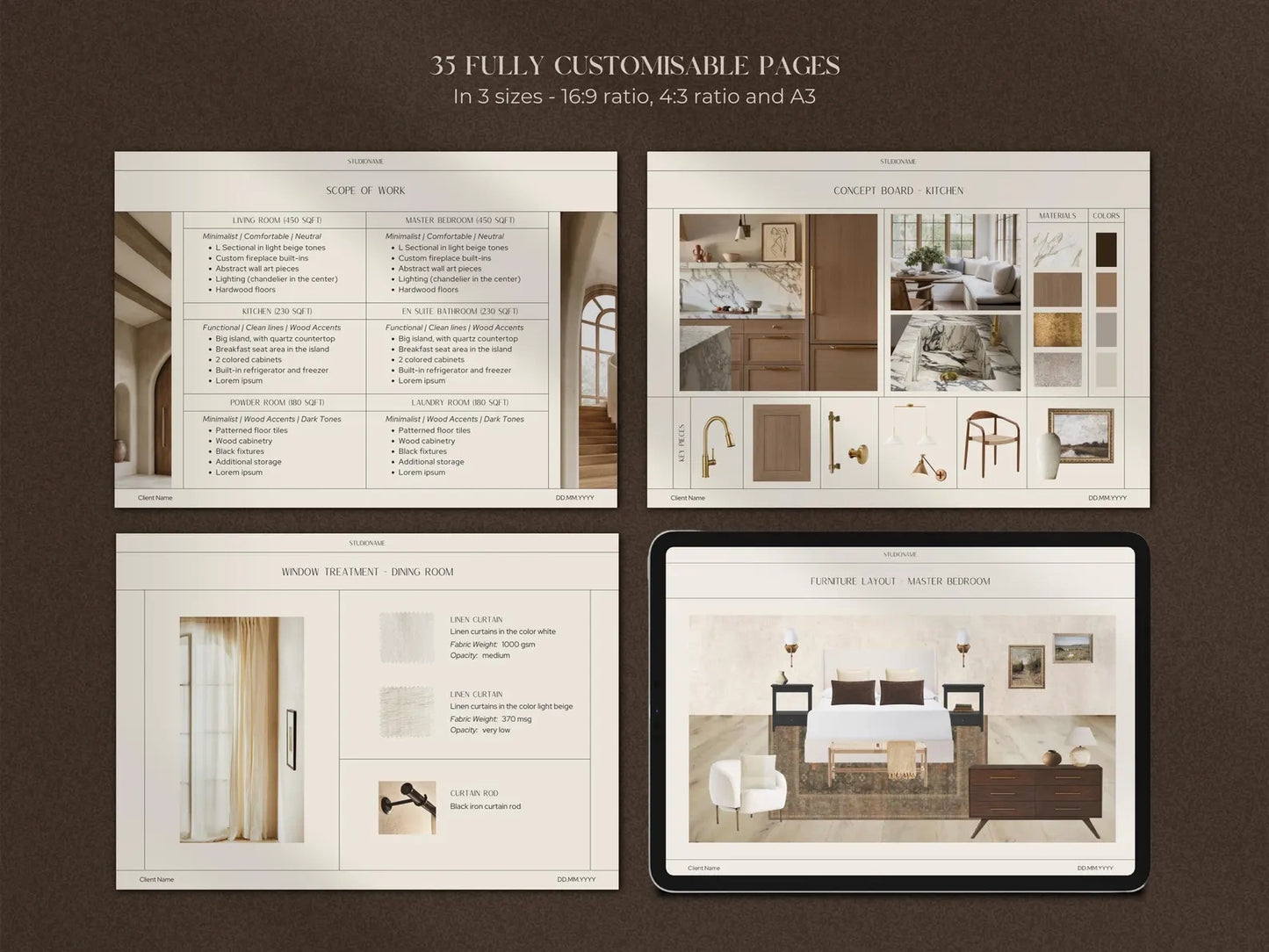 TRIBECA | Design Presentation Template