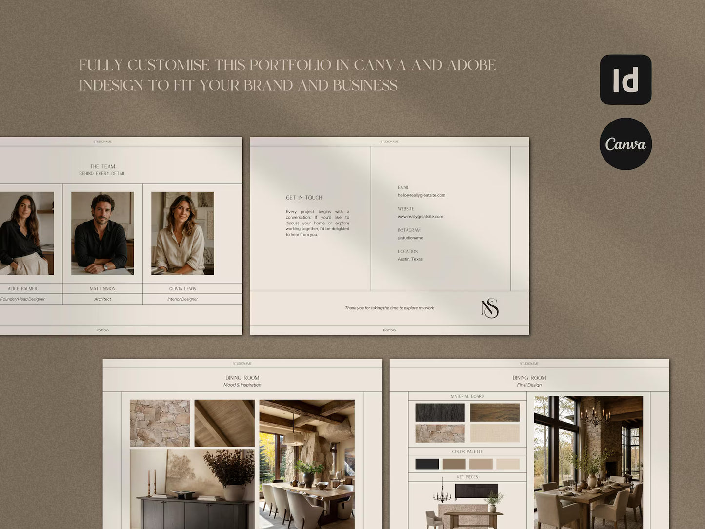 Interior Design & Architecture Portfolio Template