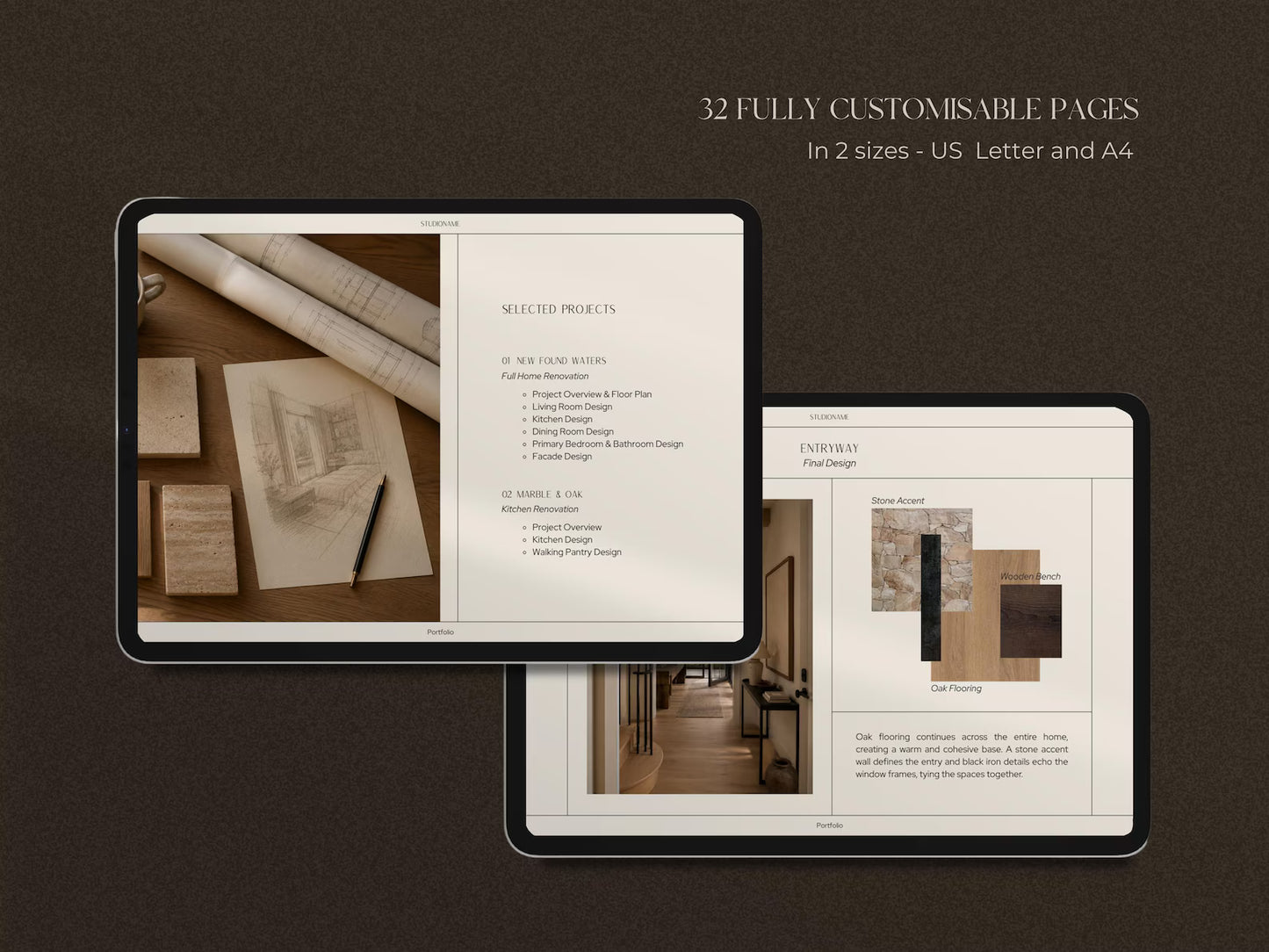 Interior Design & Architecture Portfolio Template