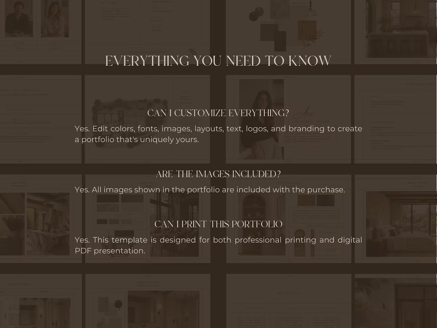 Interior Design & Architecture Portfolio Template
