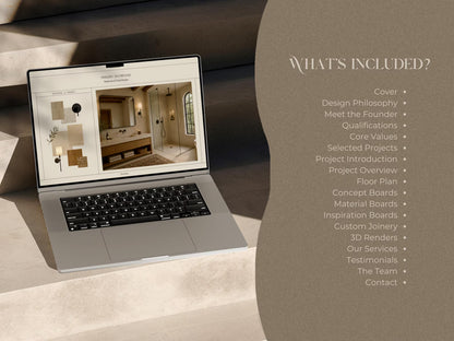 Interior Design & Architecture Portfolio Template