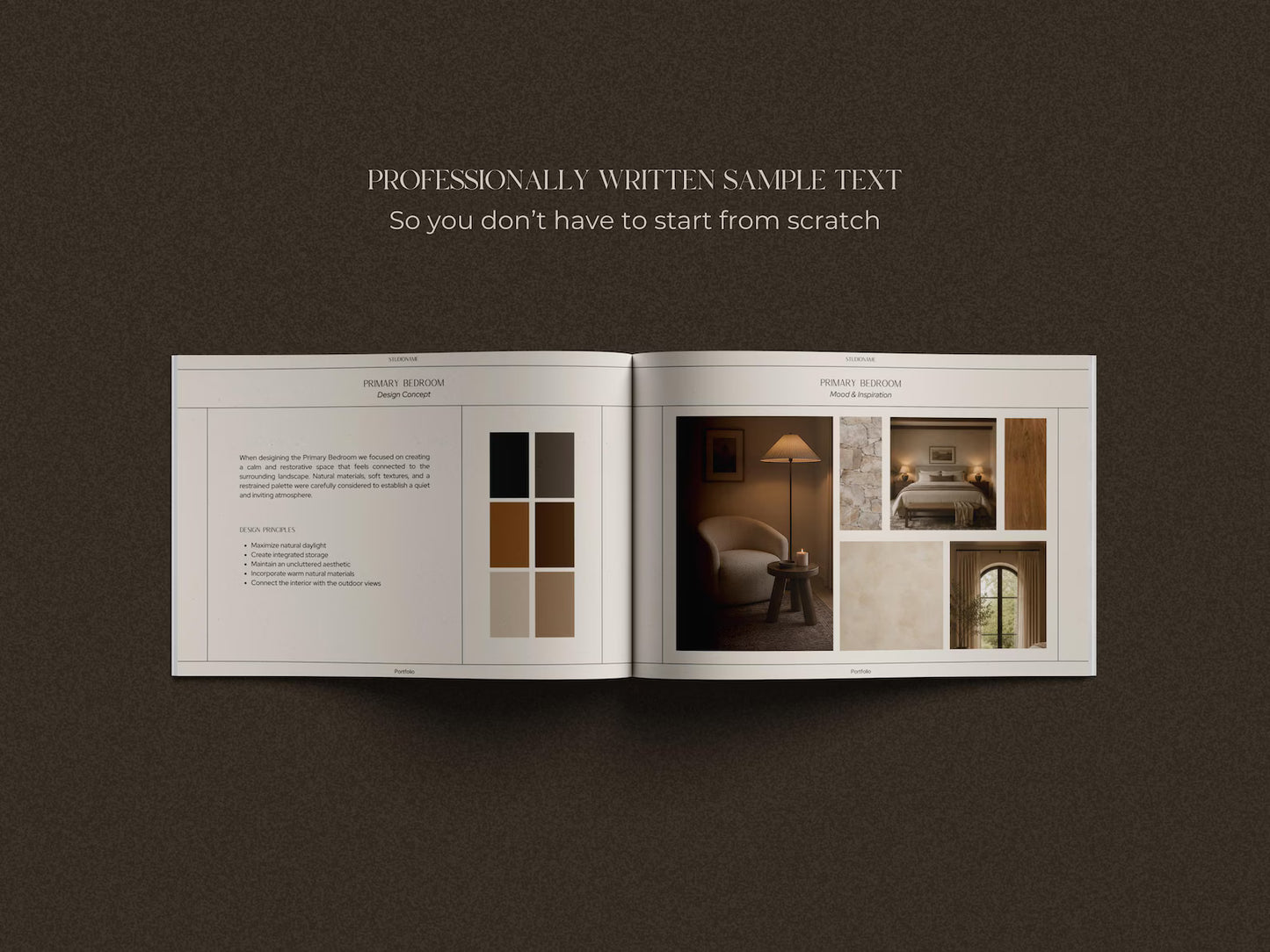 Interior Design & Architecture Portfolio Template