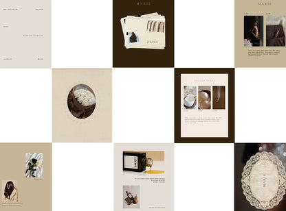 Interior Design Social Media Pack | Brutalist Editorial [30 Posts]