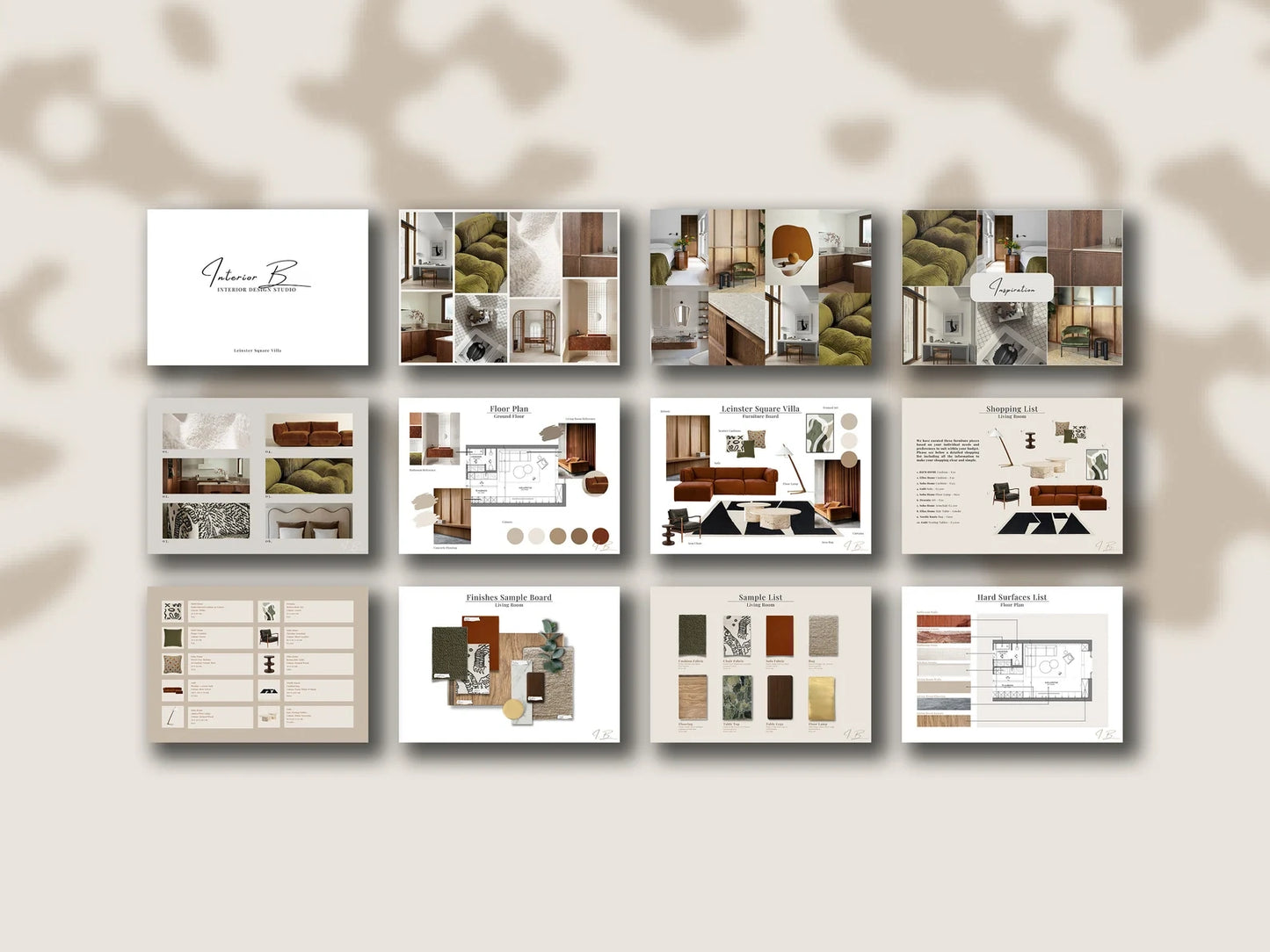 MAYFAIR | Interior Design Mood Board Template