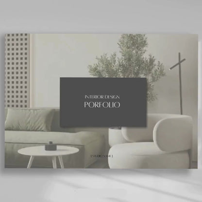 Interior Design & Architecture Portfolio Template