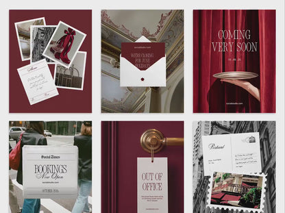 Interior Design Social Media Pack | Bold Modernist [15 Posts]