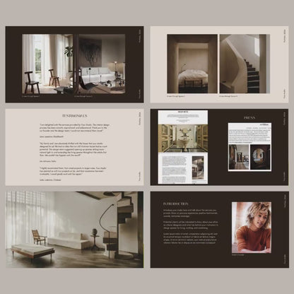 Interior Design & Architecture Portfolio Template