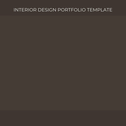 Interior Design & Architecture Portfolio Template