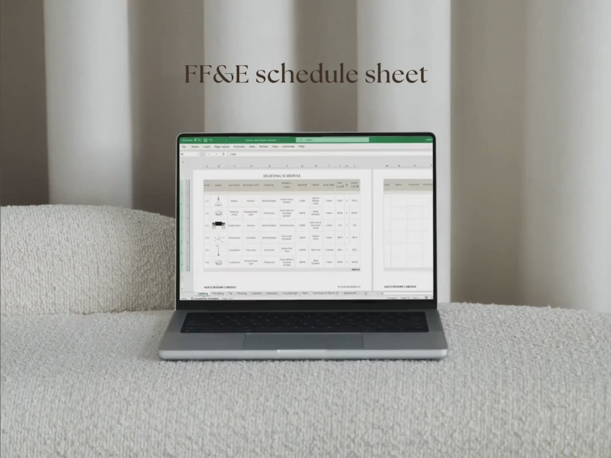 Project Specifications Schedule Template – Slfmade.co