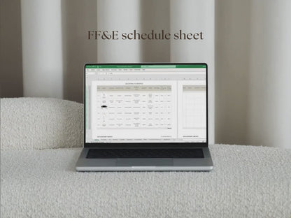 Project Specifications Schedule Template