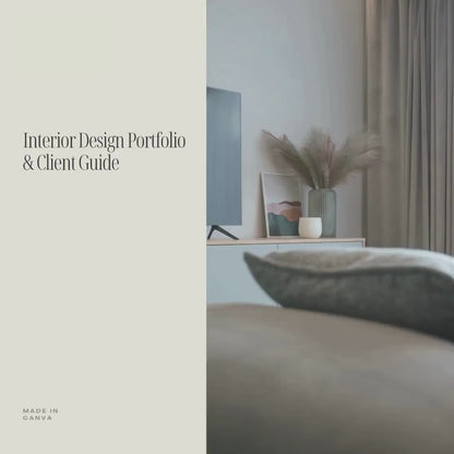 Interior Design & Architecture Portfolio Template